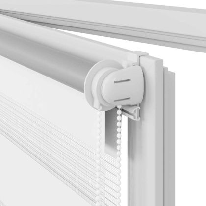 Зебра щора 100,9x175 см Ширина на плат 96,7 см бяла