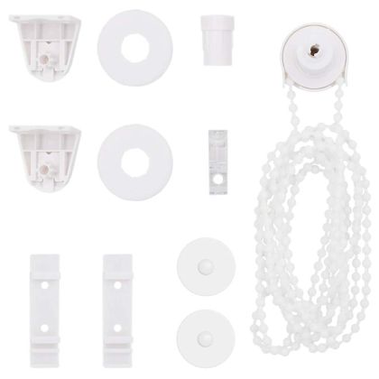 Зебра щора 140,9x175 см Ширина на плат 136,7 см бяла