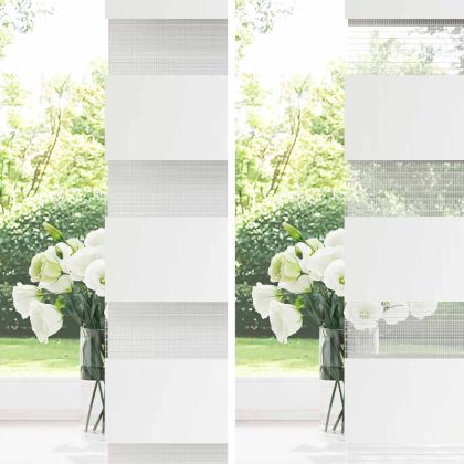 Зебра щора 140,9x175 см Ширина на плат 136,7 см сива