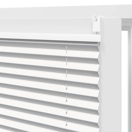 Плисирана щора 60 х 125 см, бяла