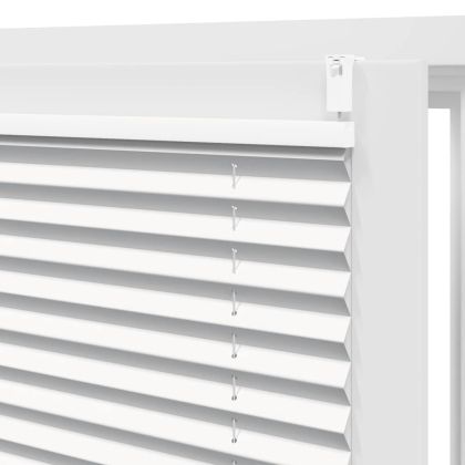 Плисирана щора 90 х 150 см, бяла