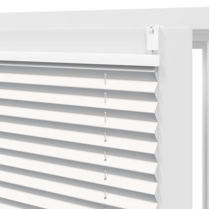 Плисирана щора 110 х 100 см, бяла