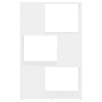 Библиотека, бяла, 60x24x94 см, инженерно дърво