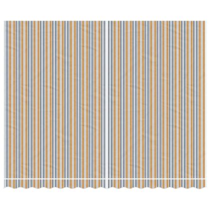 Резервно платнище за тенти, разноцветни ивици, 4x3 м