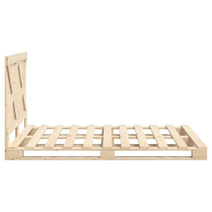 Рамка за легло с табла, 160х200 см, бор масив