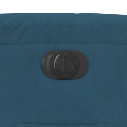 Електрически наклоняем стол, син, кадифе