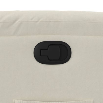 Реклайнер стол, кремав, кадифе