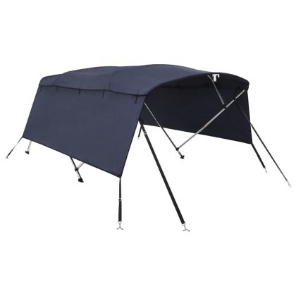 Тента за лодка с 4 дъги странични стени 243x(230-244)x137 см