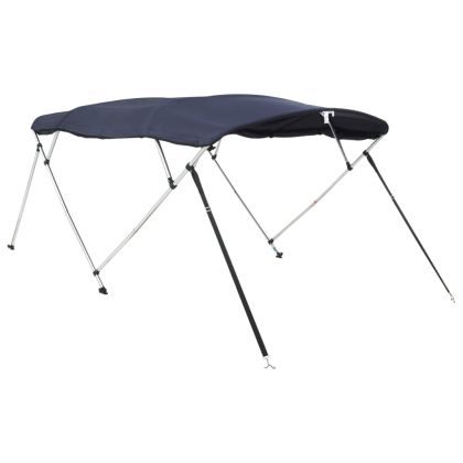 Тента за лодка с 4 дъги странични стени 243x(230-244)x137 см