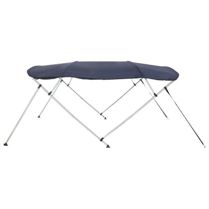 Тента за лодка с 4 дъги странични стени 243x(230-244)x137 см