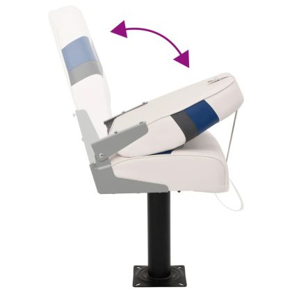 Сгъваеми седалки за лодка от 4 части, висока облегалка