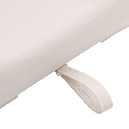 Сгъваеми седалки за лодка, комплект от 2, синьо-бели, 41x36x48 см