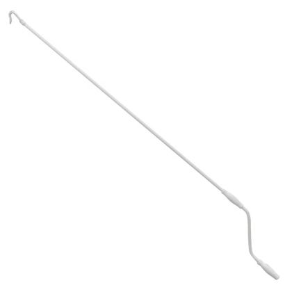 Ръчна касетъчна тента, 350x250 см, синьо и бяло