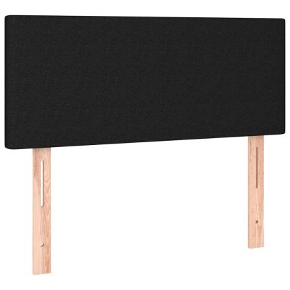 Боксспринг легло с матрак и LED, черна, 90x200 см, плат
