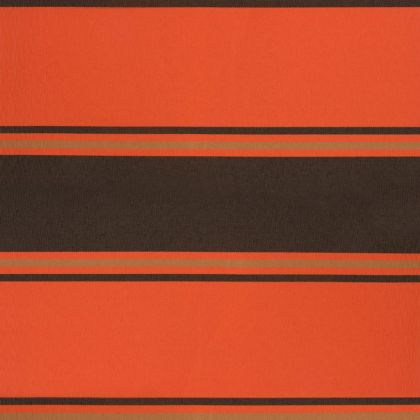 Прибираща се тента оранжево и кафяво 4x3 м плат и алуминий