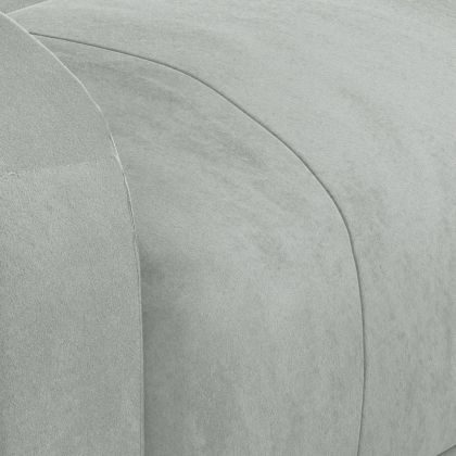 Реклайнер стол, светлосив, кадифе