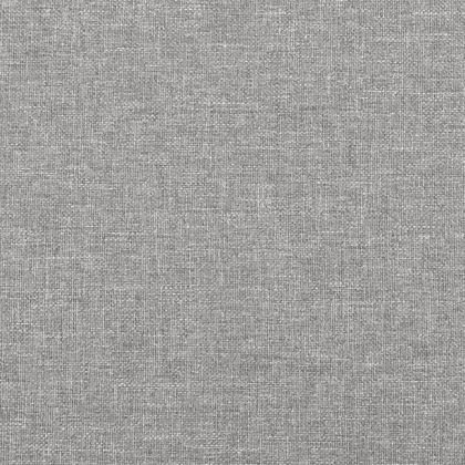 Горна табла за легло с уши, светлосива,93x23x78/88 см, плат