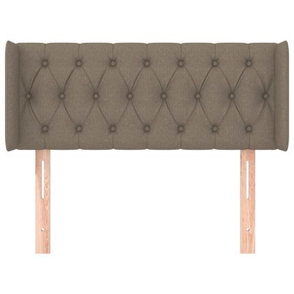 Горна табла за легло, таупе, 93 x 16 x 78/88 см, плат