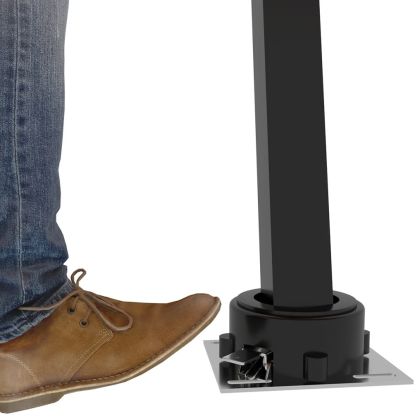 Ръчно прибиращ се сенник, 600x350 см, жълто и бяло