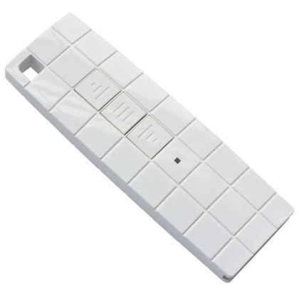 Автоматична касетъчна тента, 350x250 см, синьо и бяло