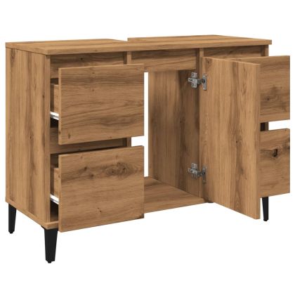 Шкаф за мивка Artisan Oak 80x33x60 cm Инженерна дървесина