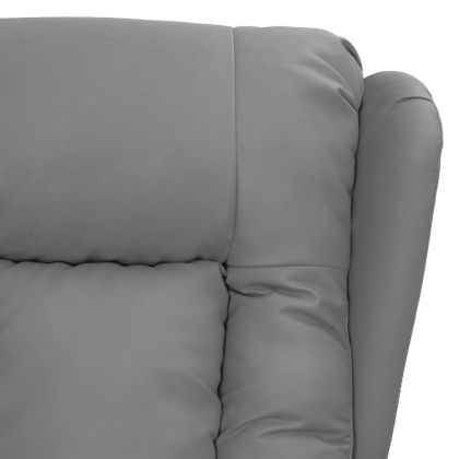 Наклоняем стол, сив, изкуствена кожа