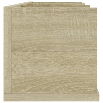 CD стенен рафт, дъб сонома, 75x18x18 см, инженерно дърво
