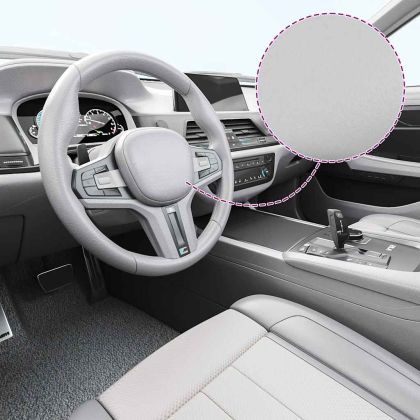 Фолиа за кола, 2 бр, матово сребристи, 100x150 см+50x150 см