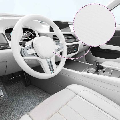 Фолиа за кола, 2 бр, 3D бели, 100x150 см