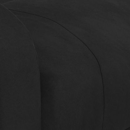 Масажен стол, черен, кадифе