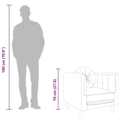 Фотьойл с възглавница, виненочервен, кадифе