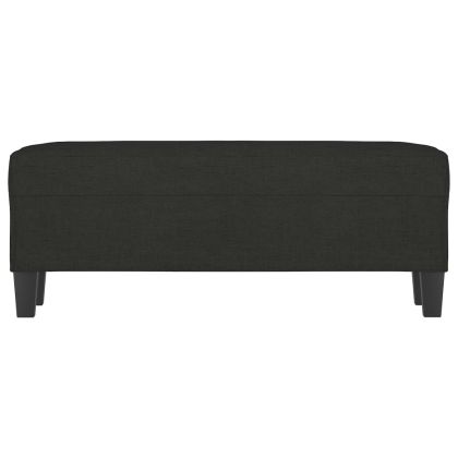 Пейка, черен, 100x35x41 см, плат