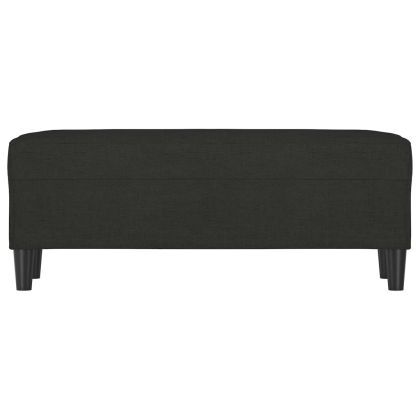 Пейка, черен, 100x35x41 см, плат