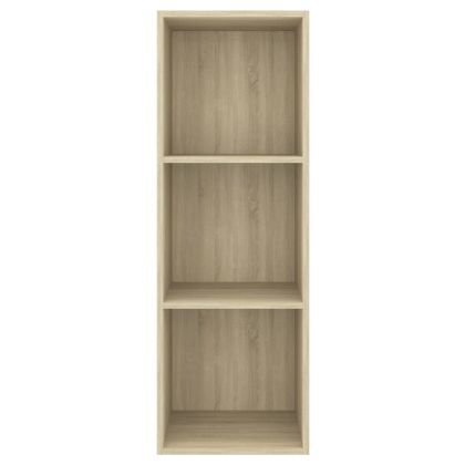 ТВ шкаф за стенен монтаж, дъб сонома, 37x37x107 см