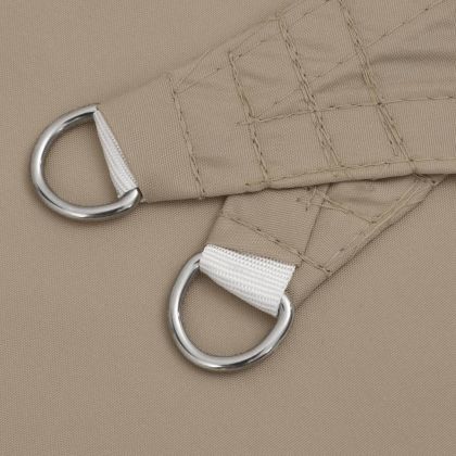 Платно-сенник, Оксфорд плат, триъгълно, 4x4x4 м, таупе