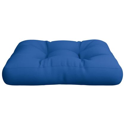 Палетна възглавница синя 58x58x10 см плат