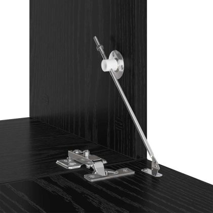 Комплект ТВ шкаф Монтиране на стена Черния дъб Инженерно дърво