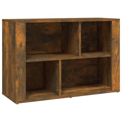 Сайдборд, опушен дъб, 80x30x54 см, инженерно дърво