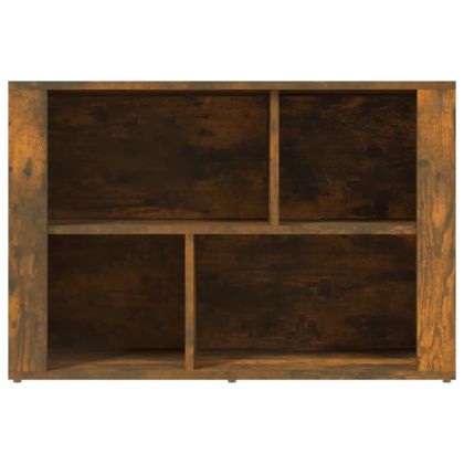 Сайдборд, опушен дъб, 80x30x54 см, инженерно дърво