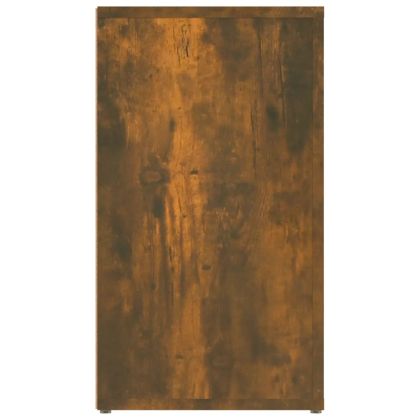 Сайдборд, опушен дъб, 80x30x54 см, инженерно дърво