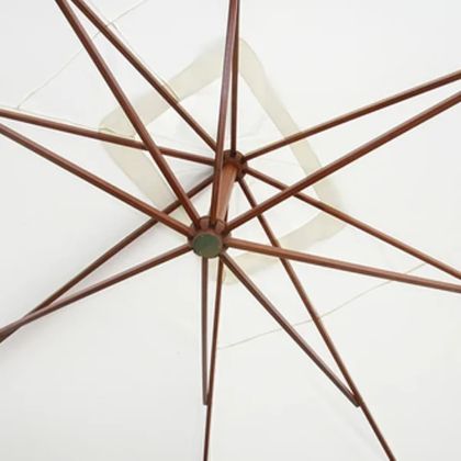 Чадър тип камбана, 300х400 см, бял