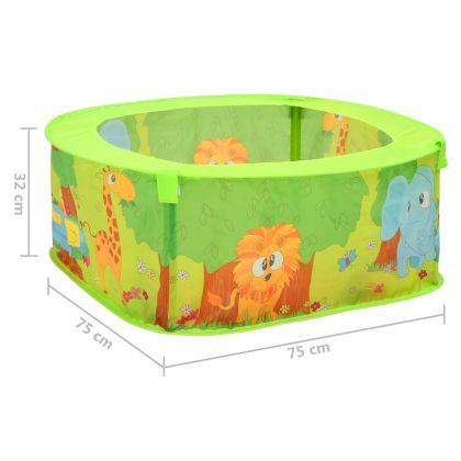 Басейн с топки с 50 топки за деца 75x75x32 см