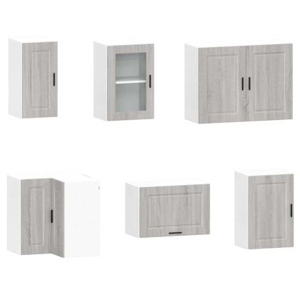 Комплект кухненски шкафове от 11 части Porto, инженерно дърво