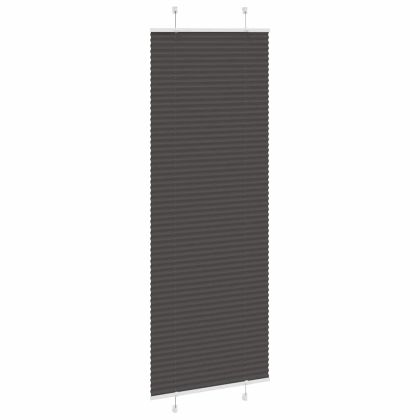 Плисирана щора черна 80x200 cm Ширина на плата 79,4 cm