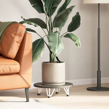 Крака тип „фиби“ за масичка за кафе, 4 бр., бели, 10 см, масивна стомана