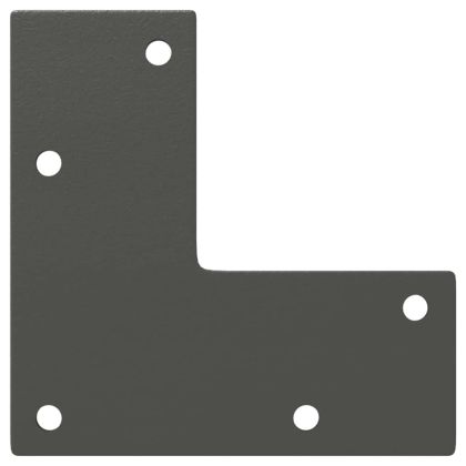 Крака за масичка за кафе, конична форма, 4 бр., антрацит, 30-31 см, стомана