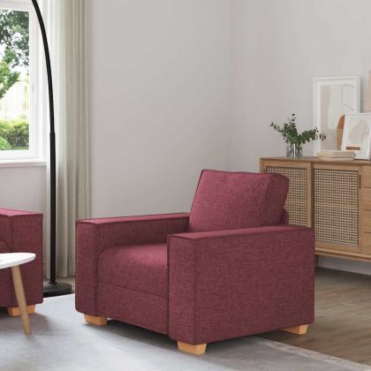 Диван-фотьойл, бордо, 100x78x84 см, плат