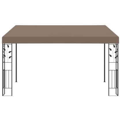 Шатра за стенен монтаж, 4x3x2,5 м, таупе