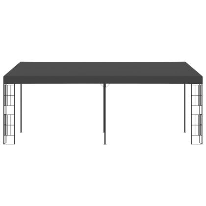 Шатра за стенен монтаж, 3x6 м, антрацит, текстил