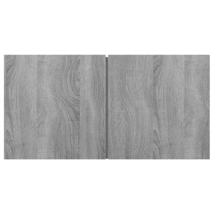 Комплект ТВ шкафове от 4 части, сив сонома, инженерно дърво